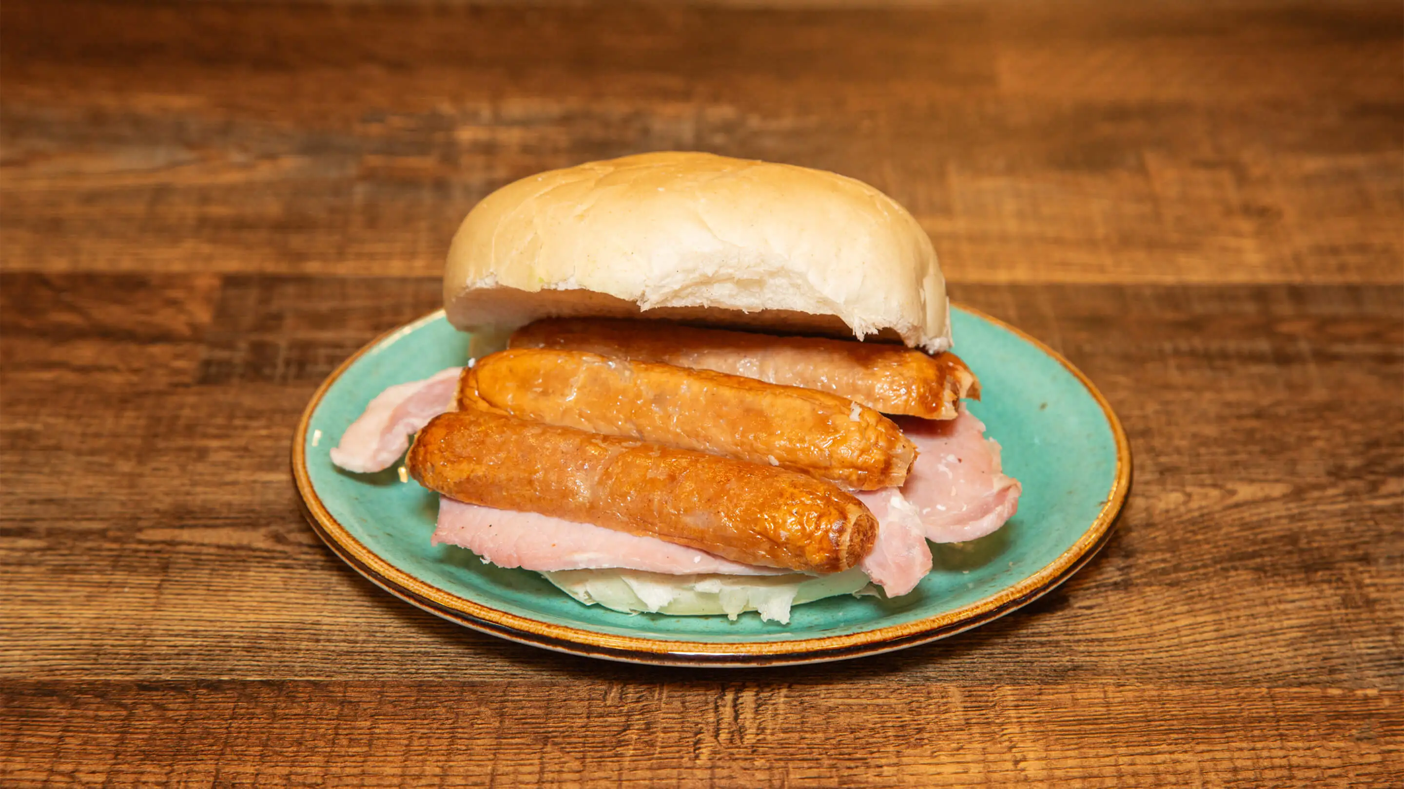 Bacon Sausage Barm